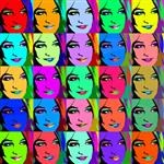 Pop Art 25 Panels from Photos