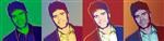 Pop Art 4 Panels from Photos