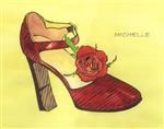 Red Rose Shoe