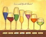 Cheers to Friendship Wineglasses VII