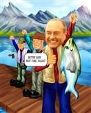 Fishing Caricature from Photos