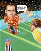 Football Player Caricature from Photos