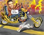 Hell on Wheels Caricature from Photos