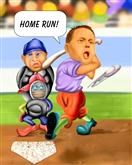 Baseball player Caricature from Photos