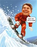 Snow Boarding Caricature from Photos