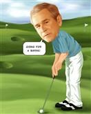 Golfer Caricature from Photo