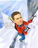 Mountain Climber Caricature from Photos