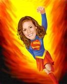 Superwoman Caricature from Photos