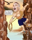 Rock Climber Caricature from Photos