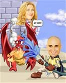 Dragon Slayer Caricature from Photos