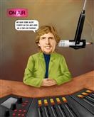 Radio D.J. Caricature from Photos