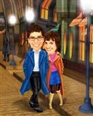 Date Love Caricature from Photos