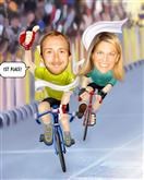 Racing Bicycle Caricature from Photos