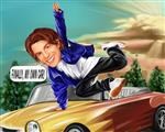 License to Drive Caricature from Photos