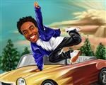 License to Drive Caricature from Photos