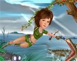Jungle Commando Caricature from Photos