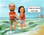 Vacation Days Caricature from Photos