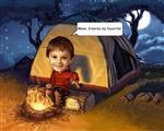 Camping Out Caricature from Photos