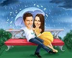 Stormy Weather Caricature from Photos