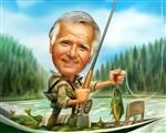 Gone Fishin Caricature from Photos