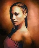 Jennifer Lopez Oil Painting Giclee