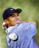 Tiger Woods Oil Painting Limited Editions