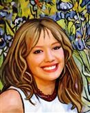 Hilary Duff Oil Painting Limited Editions