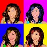 Pop Art 4 Panels from Photos