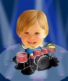 Drummer Caricature from Photos