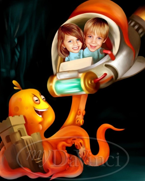 Deep Sea Caricature from Photos