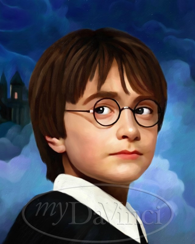 Daniel Radcliffe as Harry Potter Oil Painting Giclee