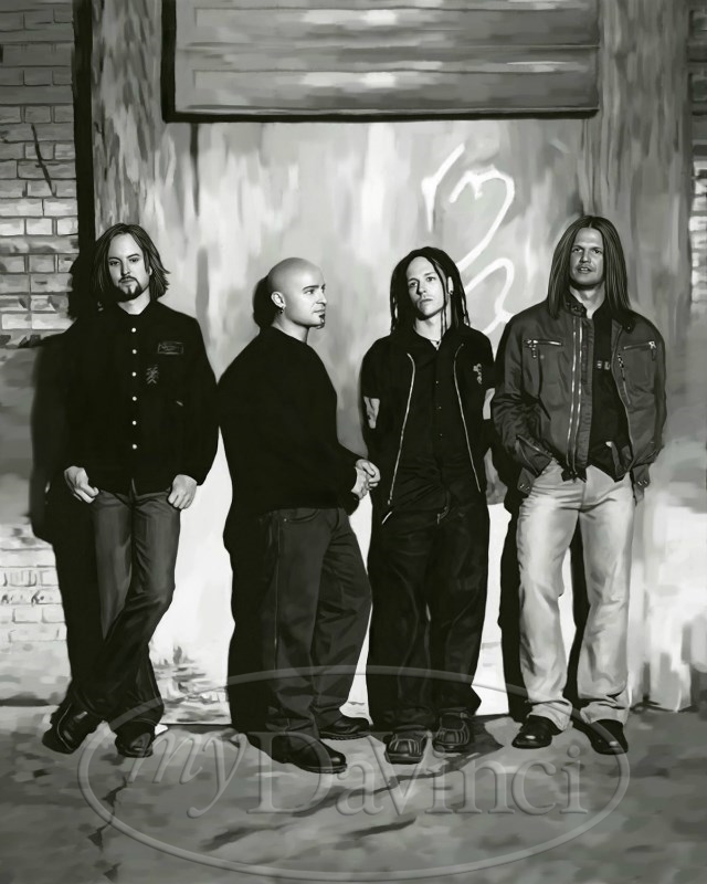 Disturbed Band Pop Art Print