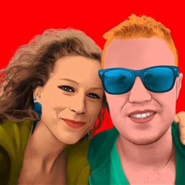 1 Panel Pop Art Portraits from Photos