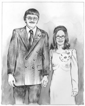 Hand Painted Ink Rendering Portraits from Photos