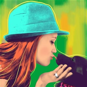 1 Panel Pop Art Portraits from Photos