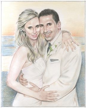 Hand Drawn Colored Pencil Portraits from Photos | Colored Pencil Drawings from Photos