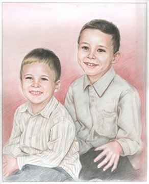 Hand Drawn Colored Pencil Portraits from Photos | Colored Pencil Drawings from Photos