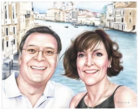 Hand Drawn Colored Pencil Portraits from Photos | Colored Pencil Drawings from Photos