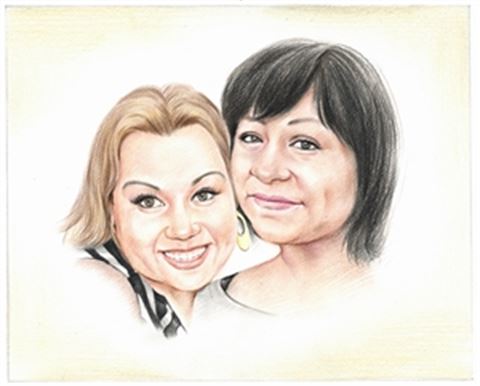 Hand Drawn Colored Pencil Portraits from Photos | Colored Pencil Drawings from Photos
