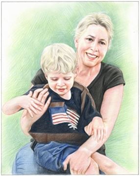 Hand Drawn Colored Pencil Portraits from Photos | Colored Pencil Drawings from Photos