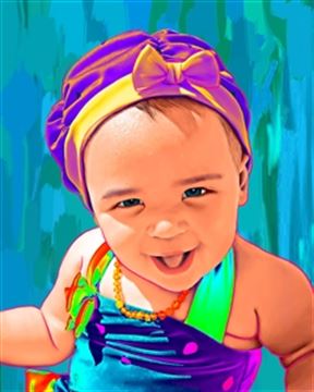 1 Panel Pop Art Portraits from Photos