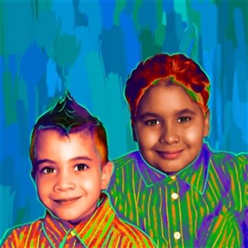 1 Panel Pop Art Portraits from Photos