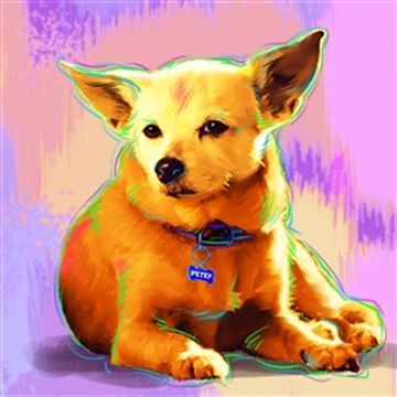 1 Panel Pop Art Portraits from Photos