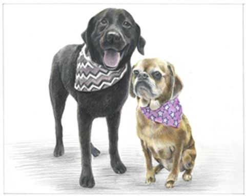 Hand Drawn Colored Pencil Portraits from Photos | Colored Pencil Drawings from Photos