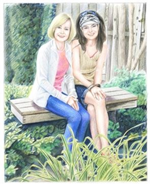 Hand Drawn Colored Pencil Portraits from Photos | Colored Pencil Drawings from Photos