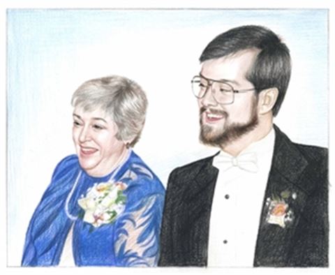 Hand Drawn Colored Pencil Portraits from Photos | Colored Pencil Drawings from Photos