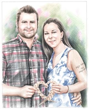 Hand Drawn Colored Pencil Portraits from Photos | Colored Pencil Drawings from Photos