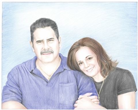 Hand Drawn Colored Pencil Portraits from Photos | Colored Pencil Drawings from Photos
