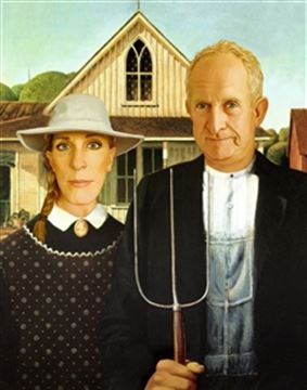 Personalized American Gothic Masterpiece from Photos