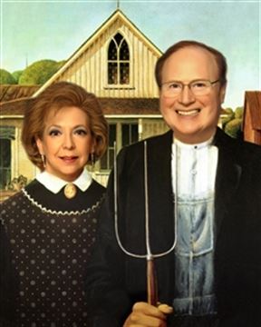 Personalized American Gothic Masterpiece from Photos